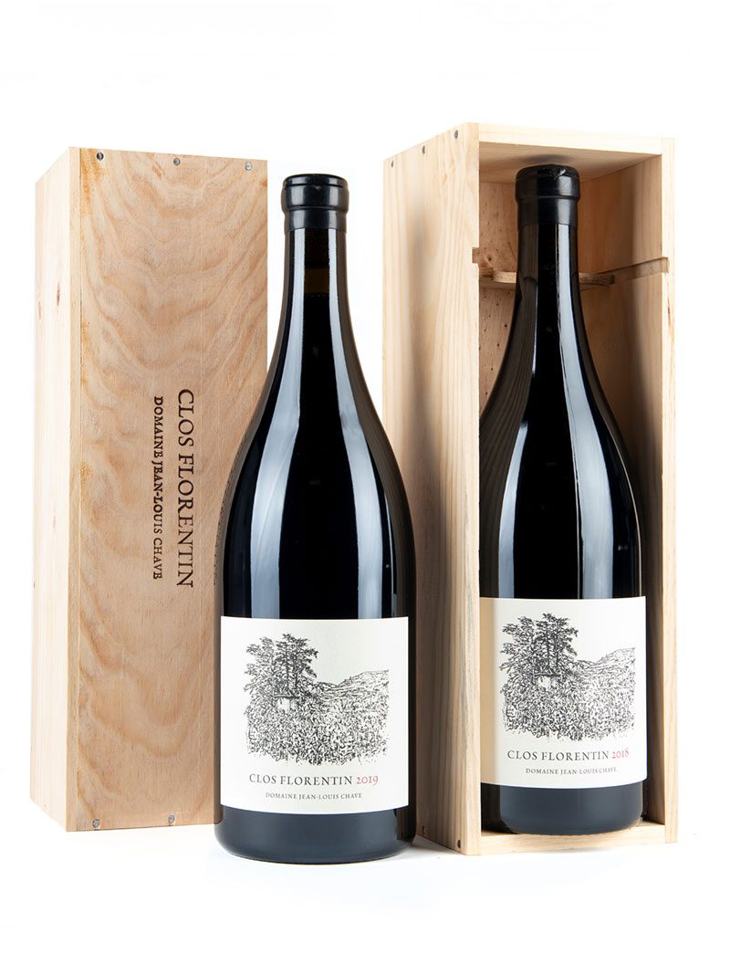 Lot 539: 3 bottles each 2018 and 2019 J.L. Chave St. Joseph Clos Florentin in OWC